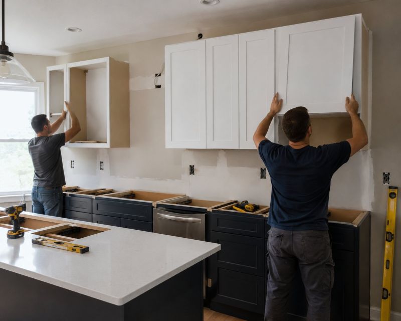 Kitchen Island Installation in Terre Haute, IN