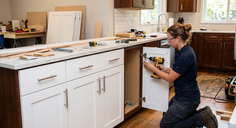 Oak Cabinet Remodeling in Kokomo, IN
